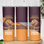 Personalised Broncos Spirit Skinny Tumbler Grand Final Champions 2025 - Aussie Hoodie
