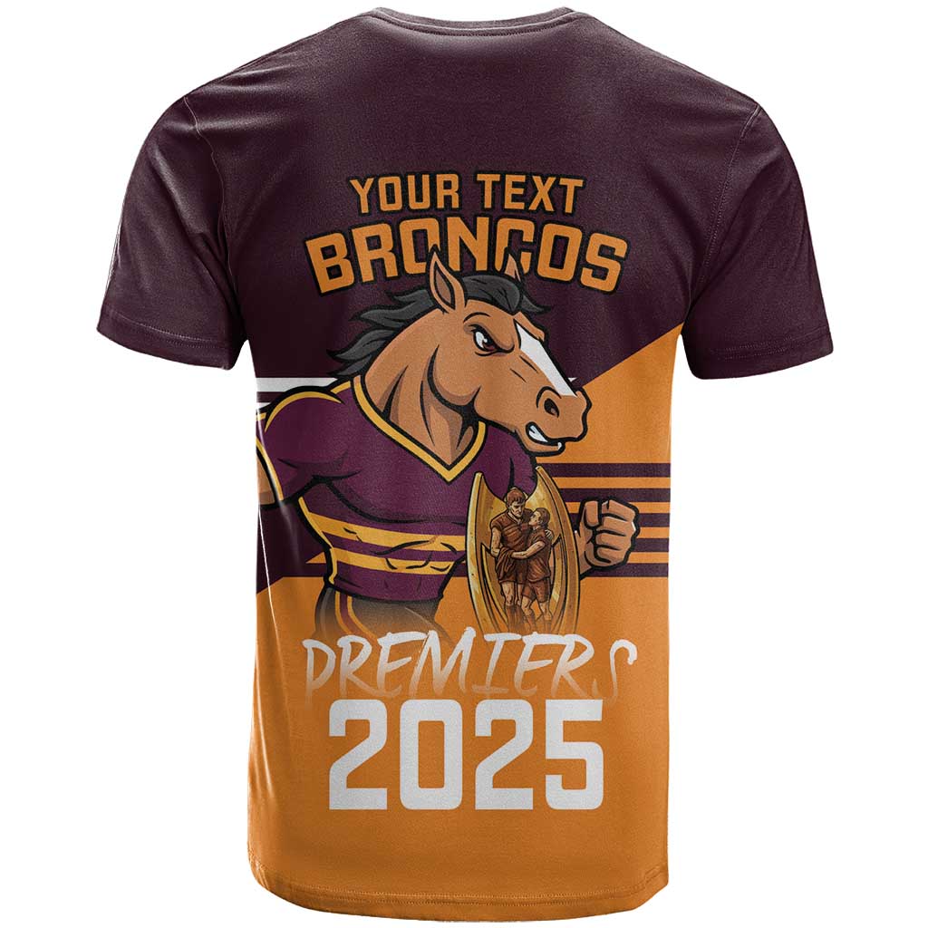 Personalised Broncos Spirit T Shirt Grand Final Champions 2025 - Aussie Hoodie