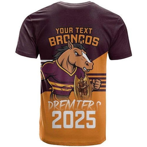 Personalised Broncos Spirit T Shirt Grand Final Champions 2025 - Aussie Hoodie