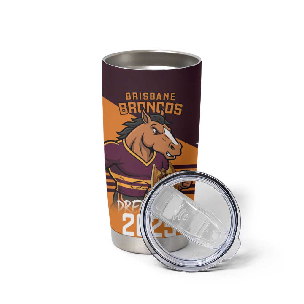 Personalised Broncos Spirit Tumbler Cup Grand Final Champions 2025 - Aussie Hoodie