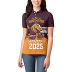 Personalised Broncos Spirit Women Polo Shirt Grand Final Champions 2025 - Aussie Hoodie