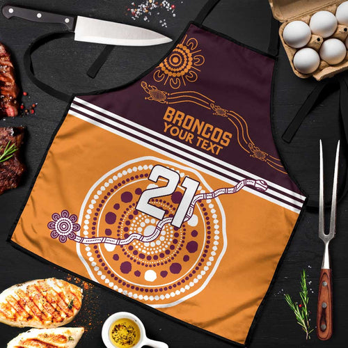 Custom Broncos Spirit Apron Ride for Glory Indigenous Aboriginal - Aussie Hoodie