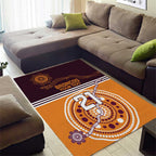 Custom Broncos Spirit Area Rug Ride for Glory Indigenous Aboriginal - Aussie Hoodie