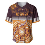 Custom Broncos Spirit Baseball Jersey Ride for Glory Indigenous Aboriginal - Aussie Hoodie