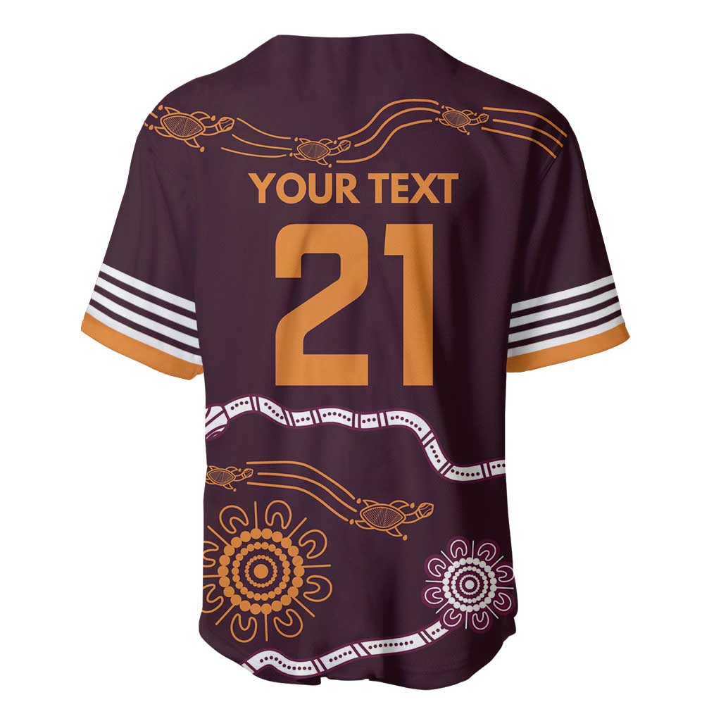 Custom Broncos Spirit Baseball Jersey Ride for Glory Indigenous Aboriginal - Aussie Hoodie
