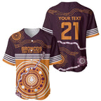 Custom Broncos Spirit Baseball Jersey Ride for Glory Indigenous Aboriginal - Aussie Hoodie
