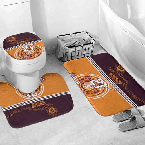 Custom Broncos Spirit Bathroom Set Ride for Glory Indigenous Aboriginal - Aussie Hoodie