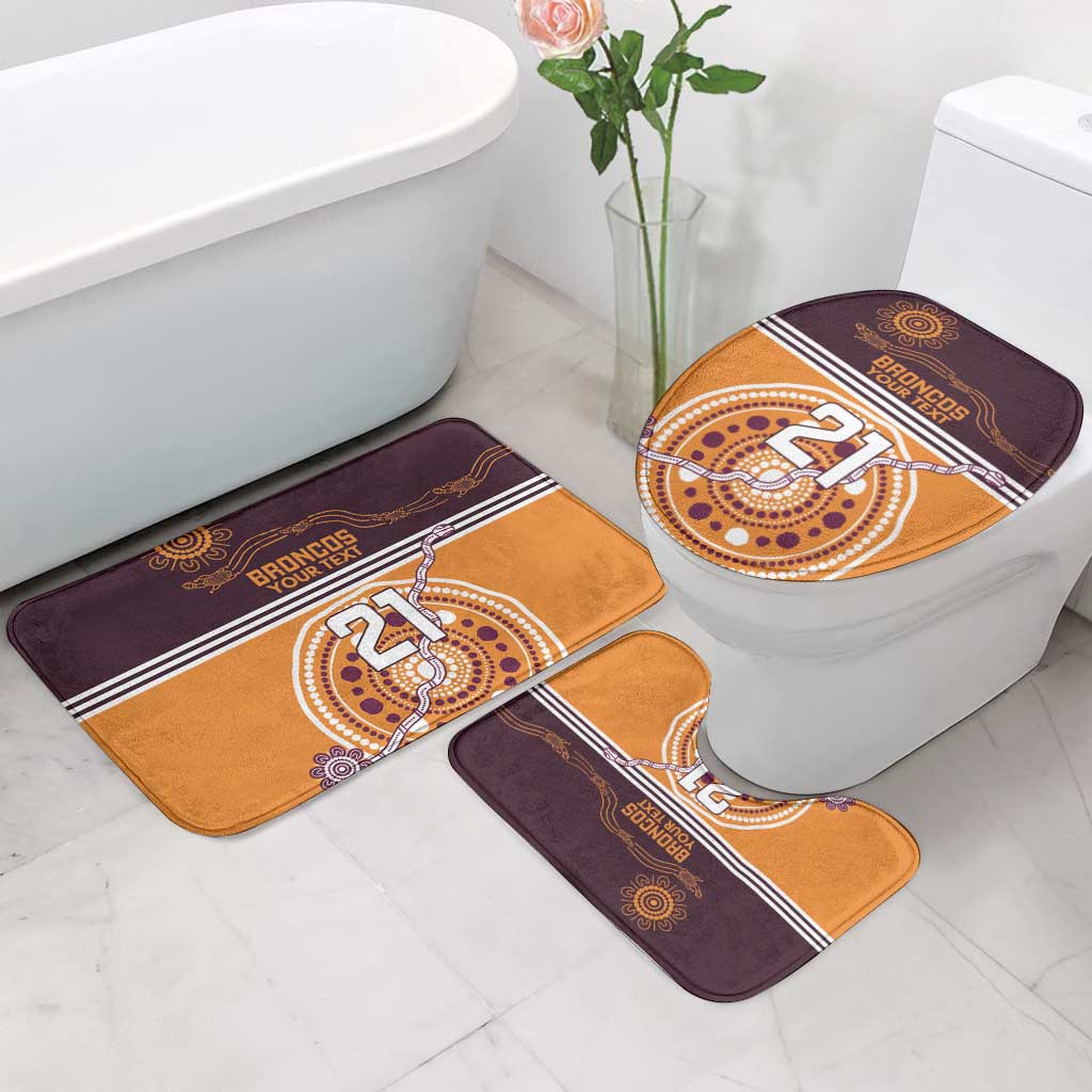 Custom Broncos Spirit Bathroom Set Ride for Glory Indigenous Aboriginal - Aussie Hoodie