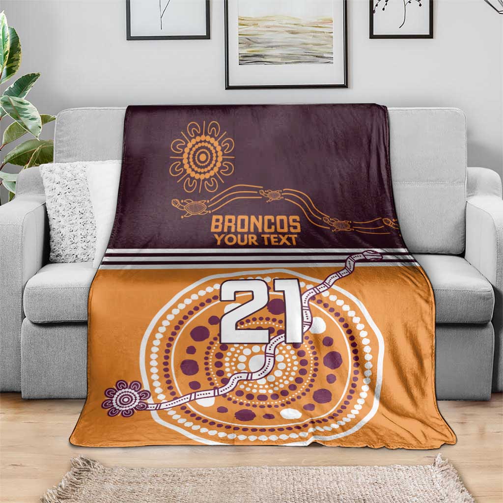 Custom Broncos Spirit Blanket Ride for Glory Indigenous Aboriginal - Aussie Hoodie