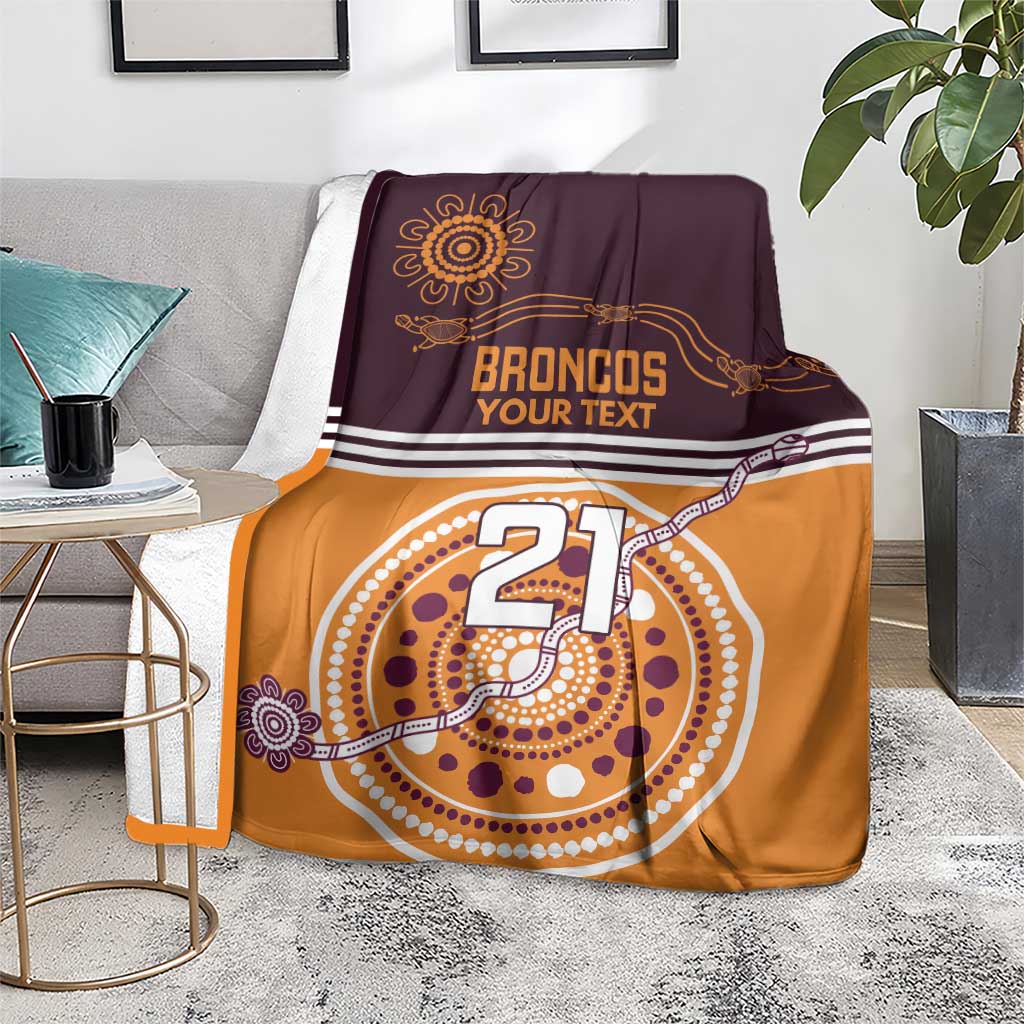 Custom Broncos Spirit Blanket Ride for Glory Indigenous Aboriginal - Aussie Hoodie