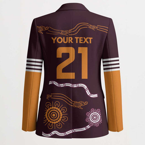 Custom Broncos Spirit Blazer Ride for Glory Indigenous Aboriginal - Aussie Hoodie