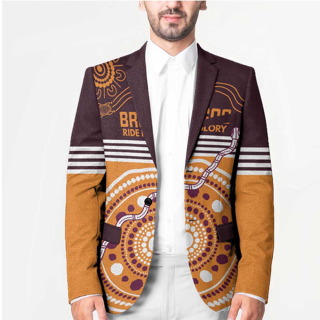 Custom Broncos Spirit Blazer Ride for Glory Indigenous Aboriginal - Aussie Hoodie