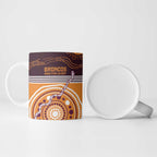 Custom Broncos Spirit Ceramic Mug Ride for Glory Indigenous Aboriginal - Aussie Hoodie