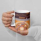 Custom Broncos Spirit Ceramic Mug Ride for Glory Indigenous Aboriginal - Aussie Hoodie