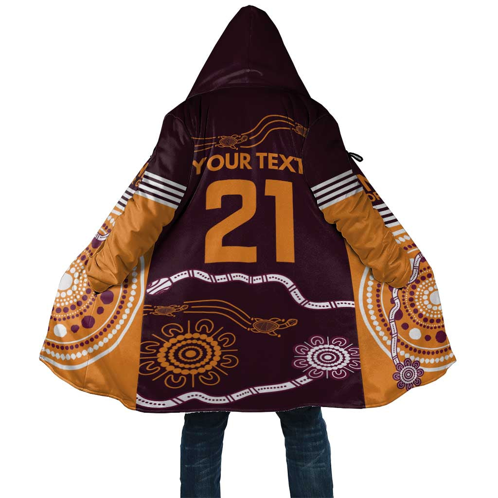 Custom Broncos Spirit Cloak Ride for Glory Indigenous Aboriginal - Aussie Hoodie