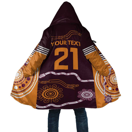 Custom Broncos Spirit Cloak Ride for Glory Indigenous Aboriginal - Aussie Hoodie