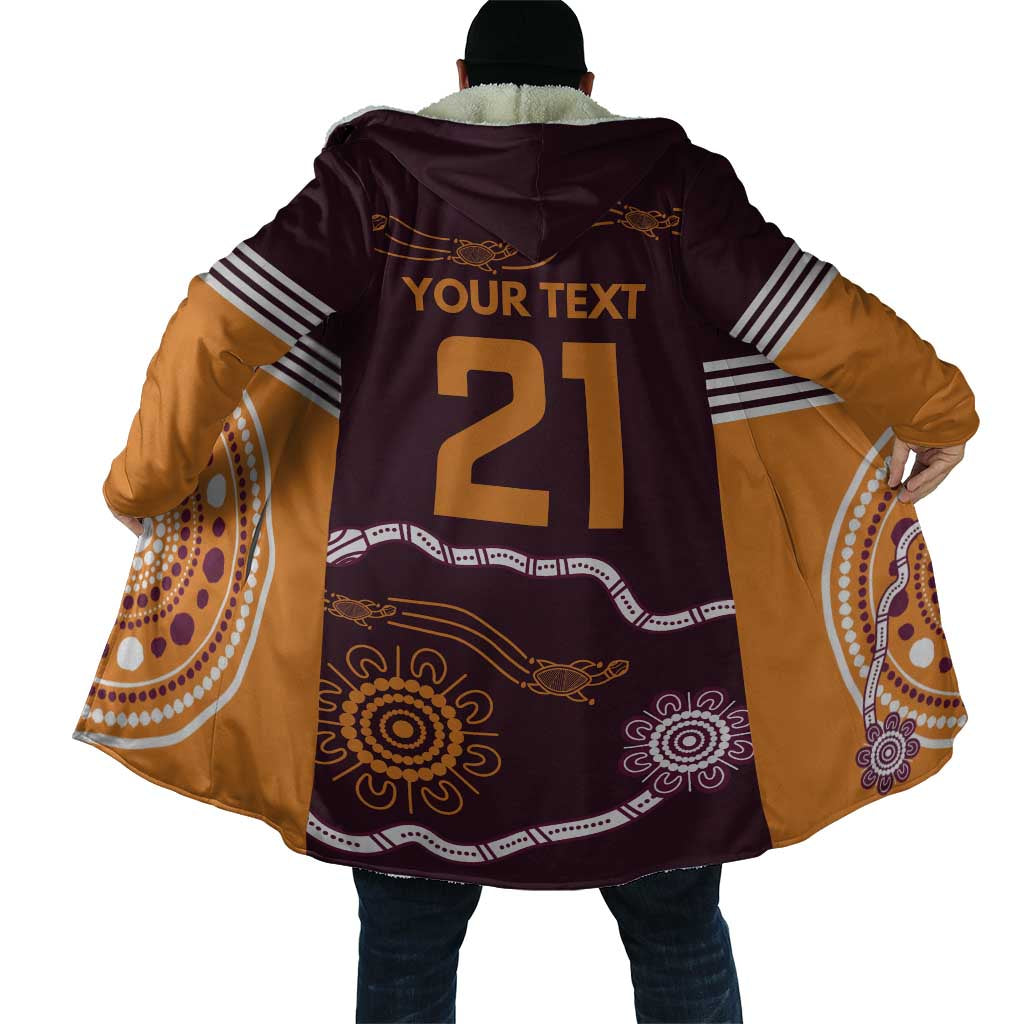 Custom Broncos Spirit Cloak Ride for Glory Indigenous Aboriginal - Aussie Hoodie