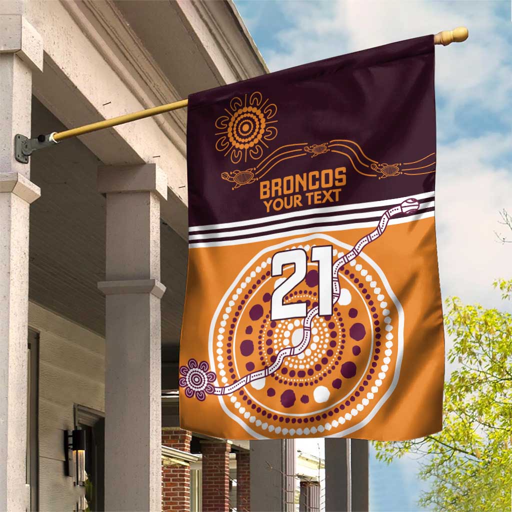 Custom Broncos Spirit Garden Flag Ride for Glory Indigenous Aboriginal - Aussie Hoodie