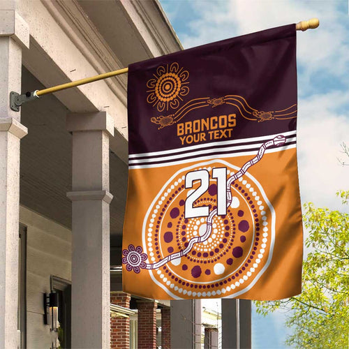 Custom Broncos Spirit Garden Flag Ride for Glory Indigenous Aboriginal - Aussie Hoodie