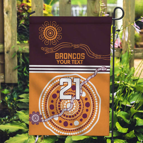 Custom Broncos Spirit Garden Flag Ride for Glory Indigenous Aboriginal - Aussie Hoodie