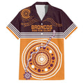 Custom Broncos Spirit Hawaiian Shirt Ride for Glory Indigenous Aboriginal - Aussie Hoodie