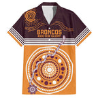 Custom Broncos Spirit Hawaiian Shirt Ride for Glory Indigenous Aboriginal - Aussie Hoodie