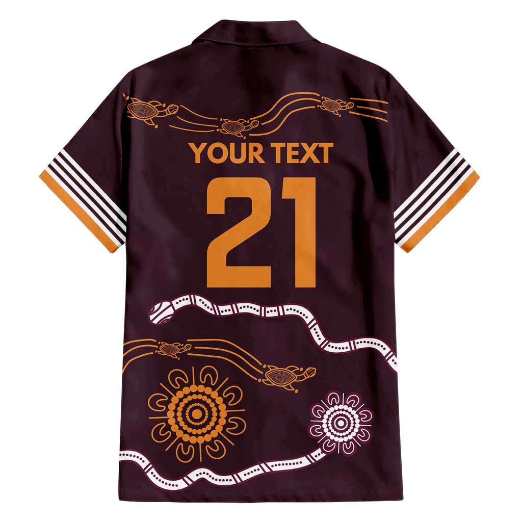Custom Broncos Spirit Hawaiian Shirt Ride for Glory Indigenous Aboriginal - Aussie Hoodie