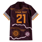 Custom Broncos Spirit Hawaiian Shirt Ride for Glory Indigenous Aboriginal - Aussie Hoodie