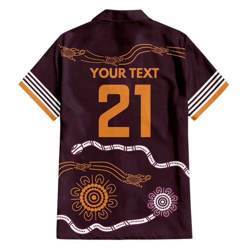 Custom Broncos Spirit Hawaiian Shirt Ride for Glory Indigenous Aboriginal - Aussie Hoodie