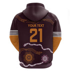 Custom Broncos Spirit Hoodie Ride for Glory Indigenous Aboriginal - Aussie Hoodie