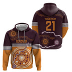 Custom Broncos Spirit Hoodie Ride for Glory Indigenous Aboriginal - Aussie Hoodie