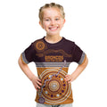 Custom Broncos Spirit Kid T Shirt Ride for Glory Indigenous Aboriginal - Aussie Hoodie