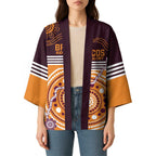 Custom Broncos Spirit Kimono Ride for Glory Indigenous Aboriginal - Aussie Hoodie