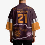 Custom Broncos Spirit Kimono Ride for Glory Indigenous Aboriginal - Aussie Hoodie