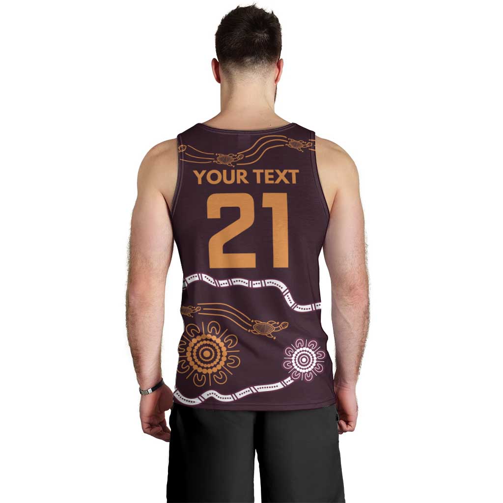 Custom Broncos Spirit Men Tank Top Ride for Glory Indigenous Aboriginal - Aussie Hoodie