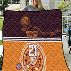 Custom Broncos Spirit Quilt Ride for Glory Indigenous Aboriginal - Aussie Hoodie