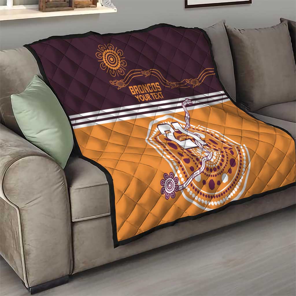 Custom Broncos Spirit Quilt Ride for Glory Indigenous Aboriginal - Aussie Hoodie