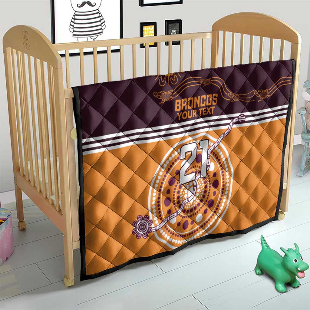 Custom Broncos Spirit Quilt Ride for Glory Indigenous Aboriginal - Aussie Hoodie
