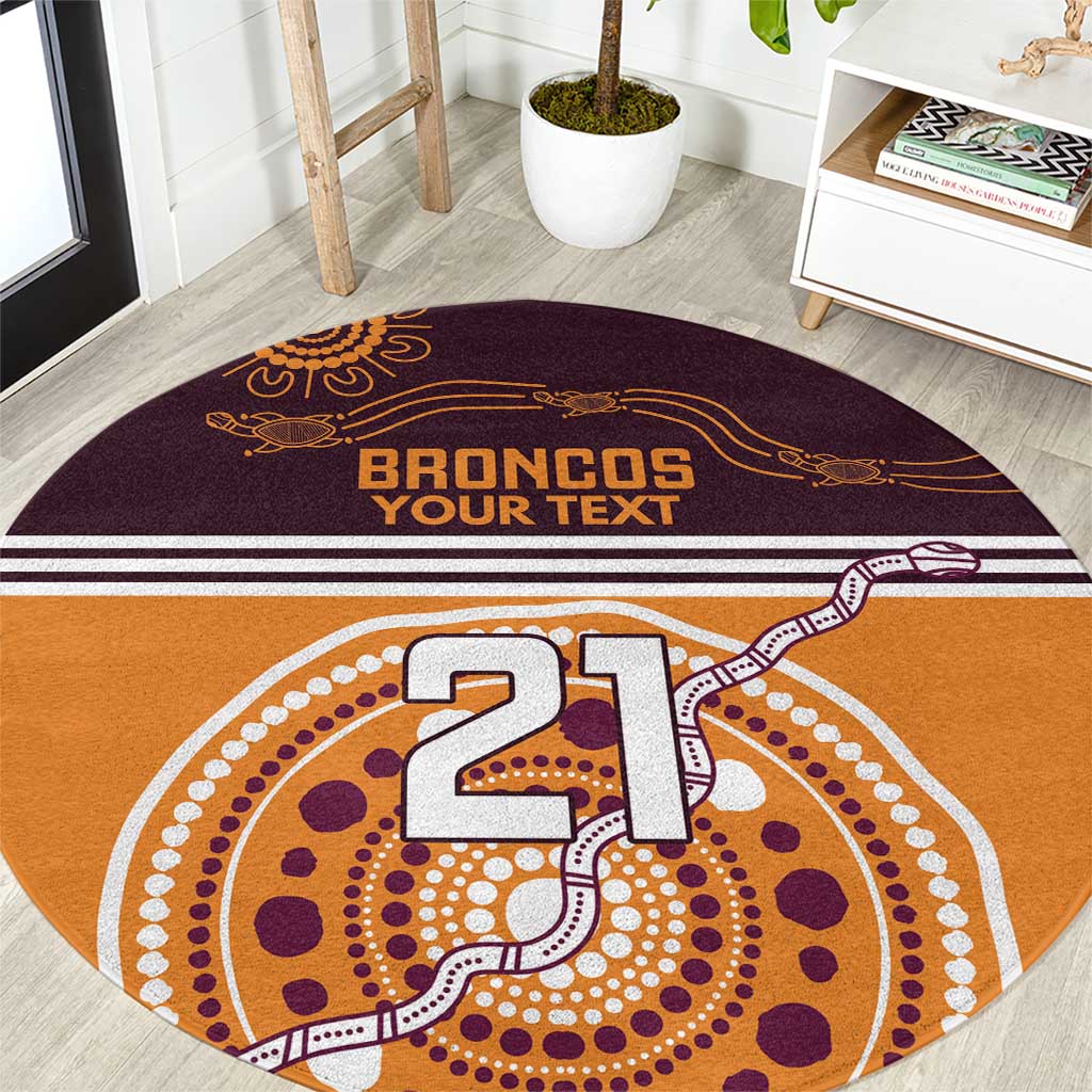Custom Broncos Spirit Round Carpet Ride for Glory Indigenous Aboriginal - Aussie Hoodie