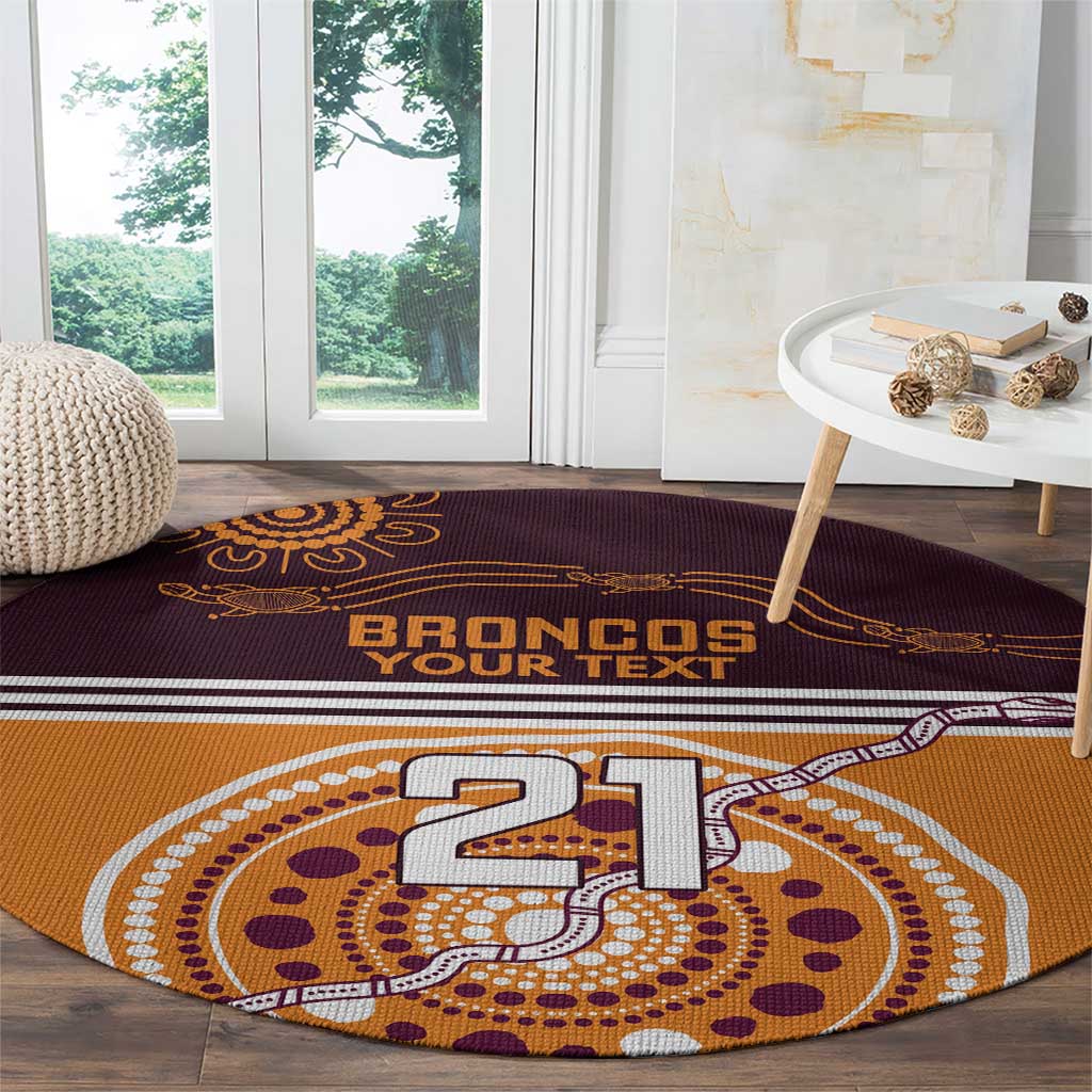 Custom Broncos Spirit Round Carpet Ride for Glory Indigenous Aboriginal - Aussie Hoodie