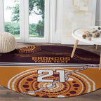 Custom Broncos Spirit Round Carpet Ride for Glory Indigenous Aboriginal - Aussie Hoodie