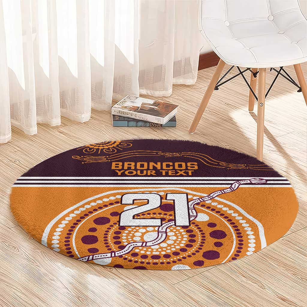 Custom Broncos Spirit Round Carpet Ride for Glory Indigenous Aboriginal - Aussie Hoodie