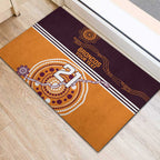 Custom Broncos Spirit Rubber Doormat Ride for Glory Indigenous Aboriginal - Aussie Hoodie
