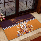 Custom Broncos Spirit Rubber Doormat Ride for Glory Indigenous Aboriginal - Aussie Hoodie