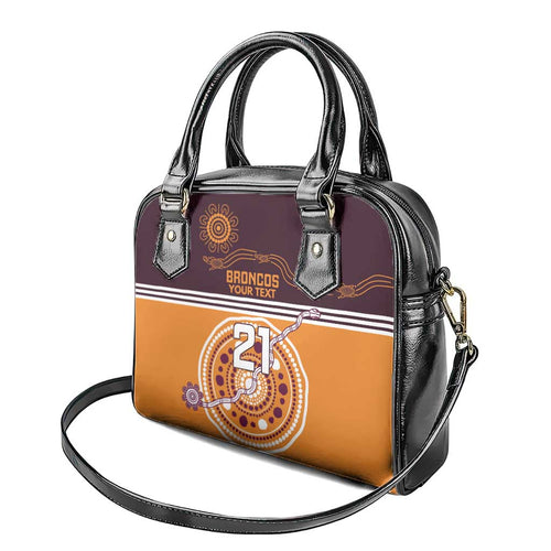 Custom Broncos Spirit Shoulder Handbag Ride for Glory Indigenous Aboriginal - Aussie Hoodie