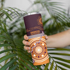 Custom Broncos Spirit Skinny Tumbler Ride for Glory Indigenous Aboriginal - Aussie Hoodie