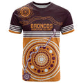 Custom Broncos Spirit T Shirt Ride for Glory Indigenous Aboriginal - Aussie Hoodie