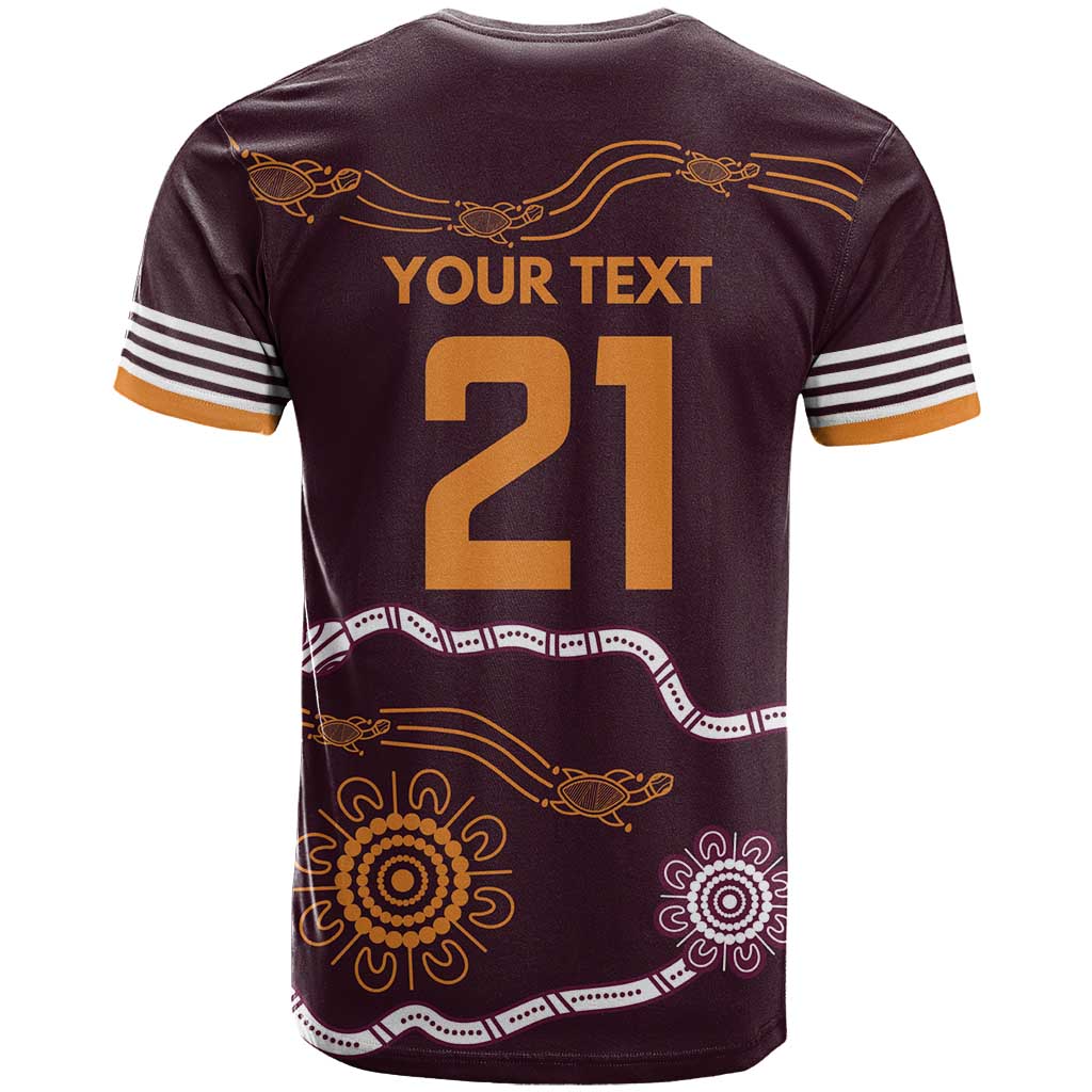 Custom Broncos Spirit T Shirt Ride for Glory Indigenous Aboriginal - Aussie Hoodie