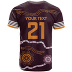 Custom Broncos Spirit T Shirt Ride for Glory Indigenous Aboriginal - Aussie Hoodie