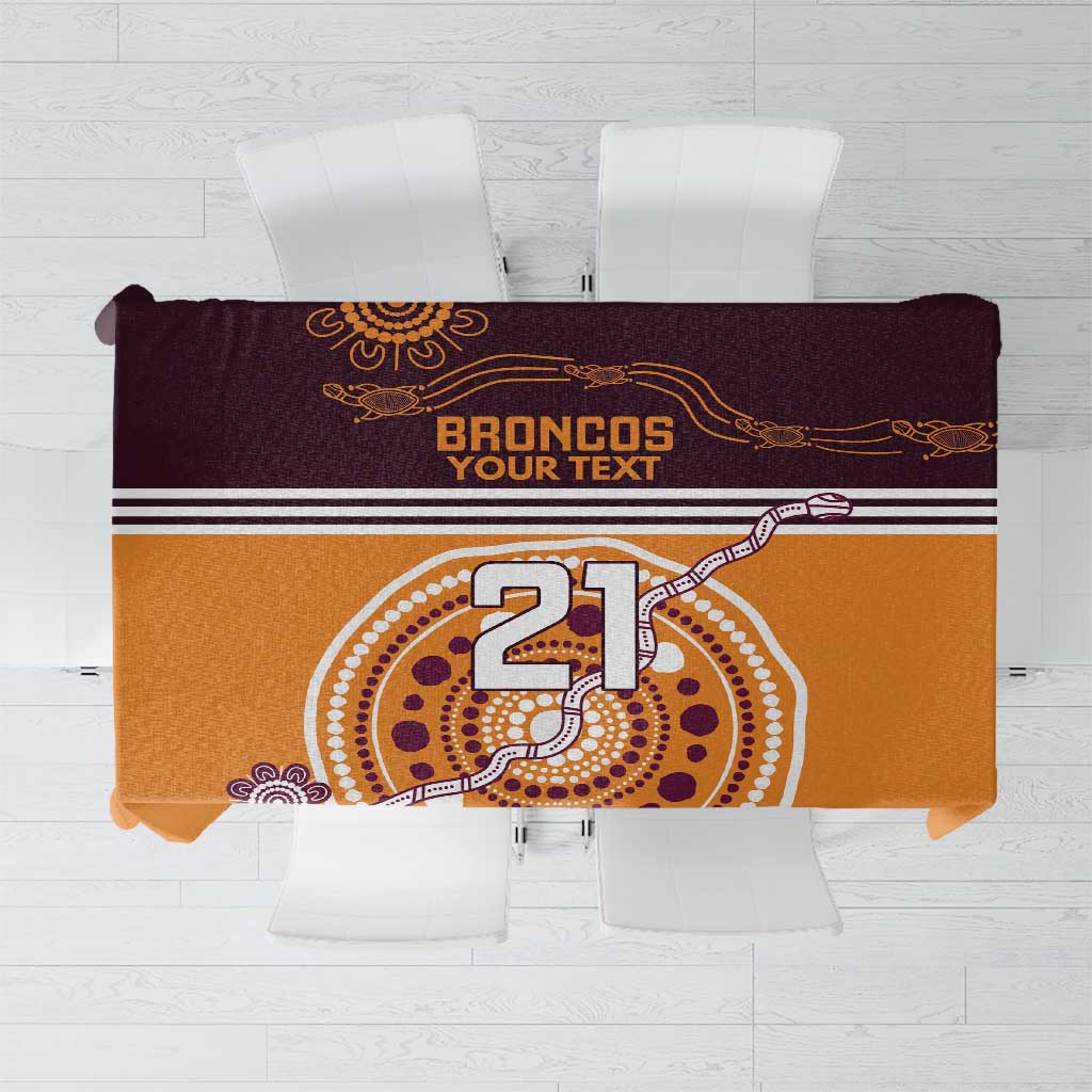 Custom Broncos Spirit Tablecloth Ride for Glory Indigenous Aboriginal - Aussie Hoodie